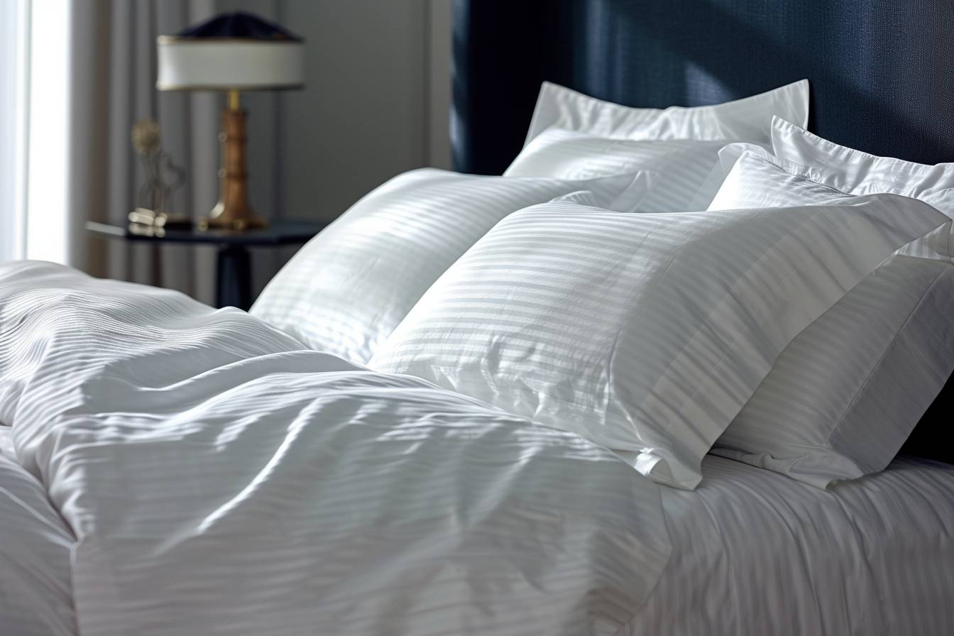 draps et des housses de couette