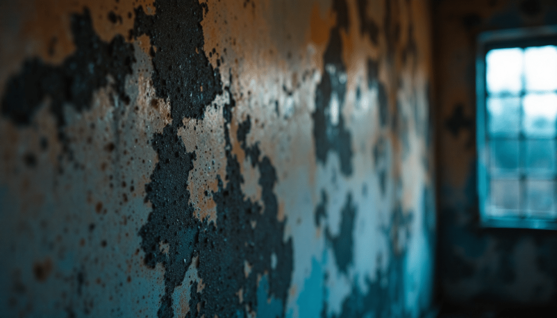 humidité sur un mur
