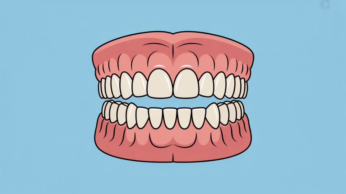 schéma dentition adulte 32 dents alignees