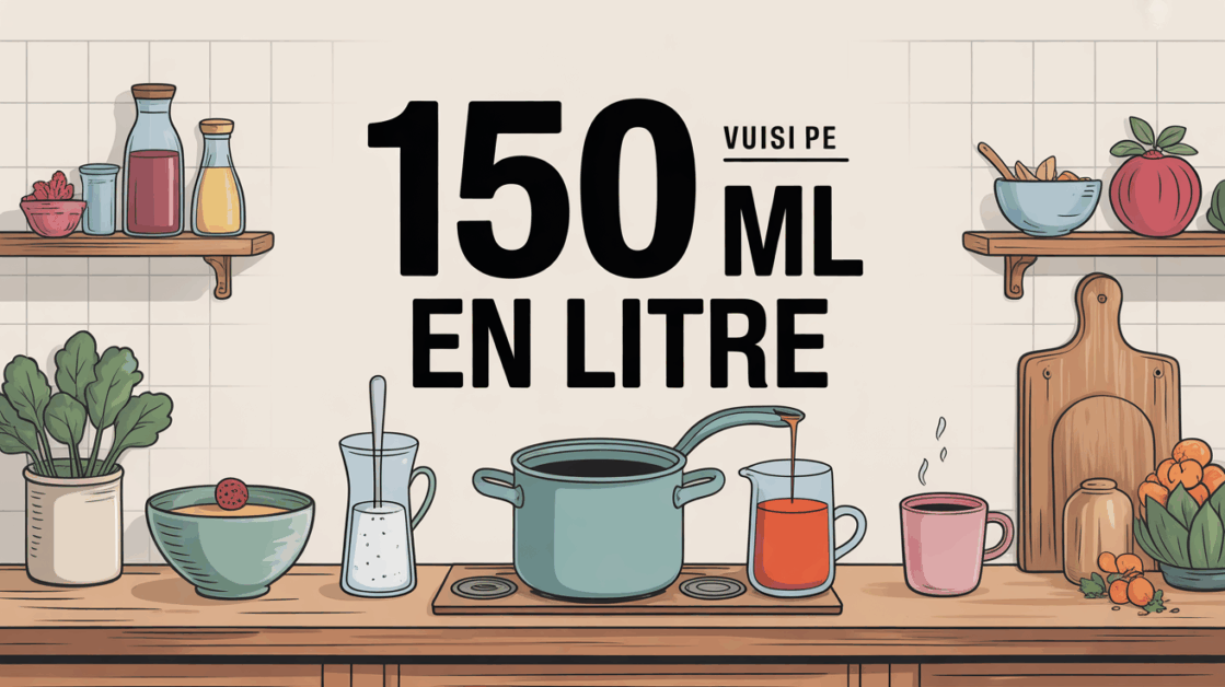 150 ml en litre avec verre doseur et tasse