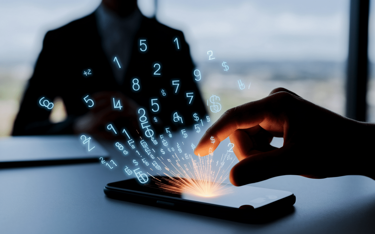 main genere e carte bleue smartphone