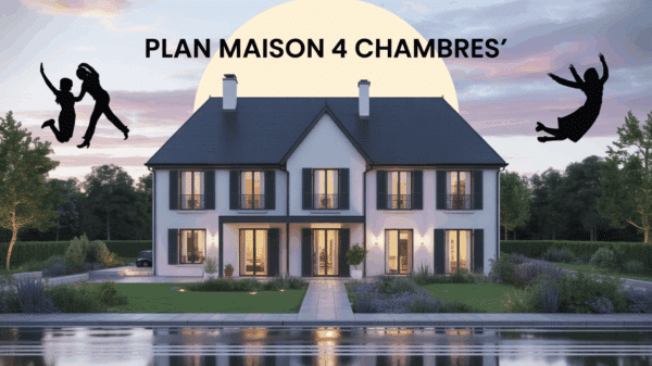 Plan maison 4 chambres : trouvez la configuration idéale pou