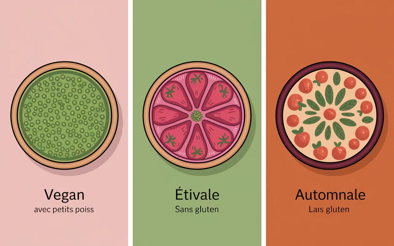 Idées tartelettes aux legumes vegan sans gluten