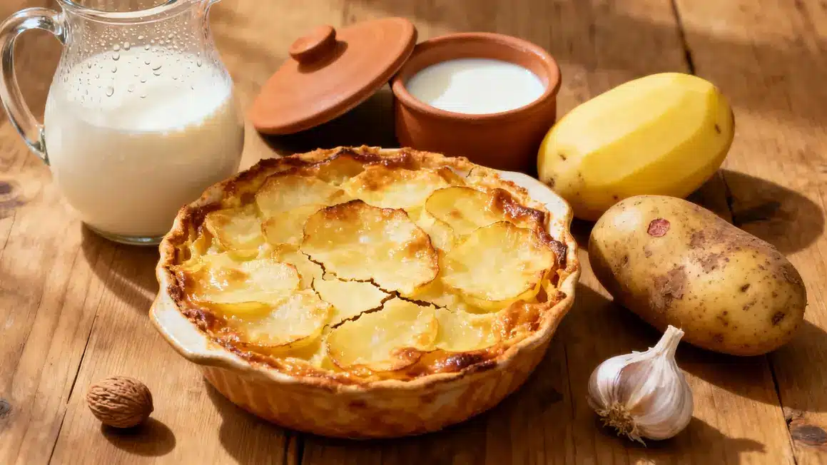 gratin dauphinois traditionnel avec pommes de terre charlotte belle de fontenay