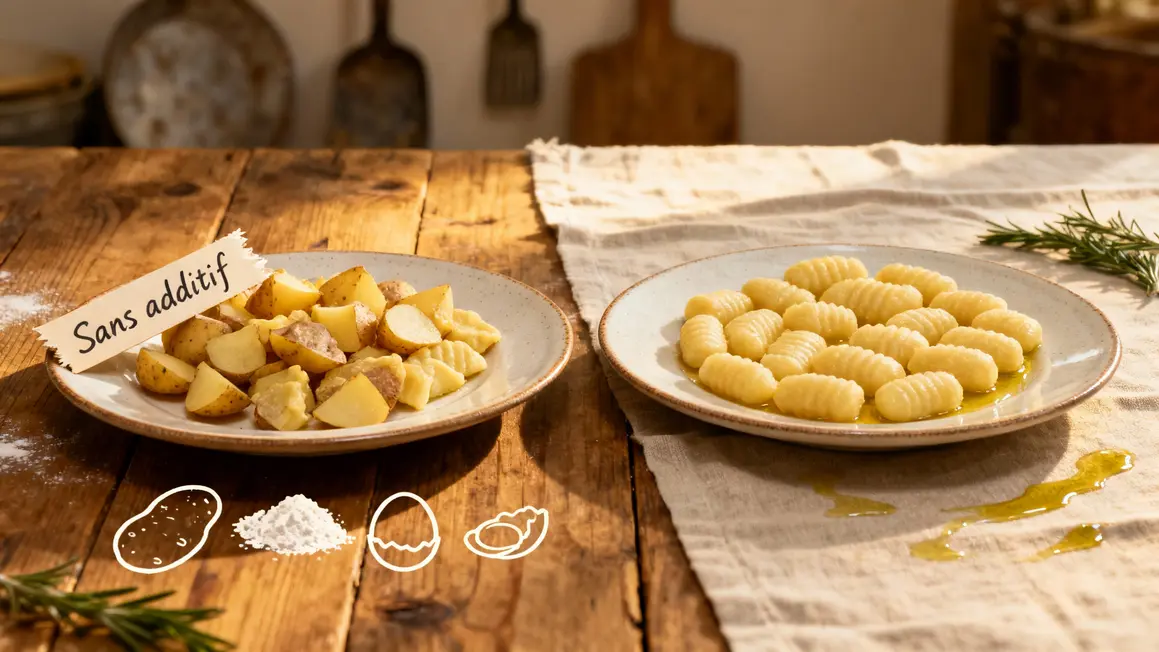 Comparatif gnocchis maison vs industriels sans additif