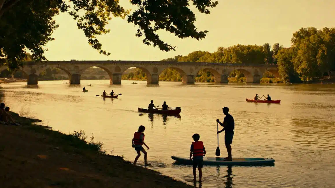 Toulouse Garonne canoe paddle famille enfants