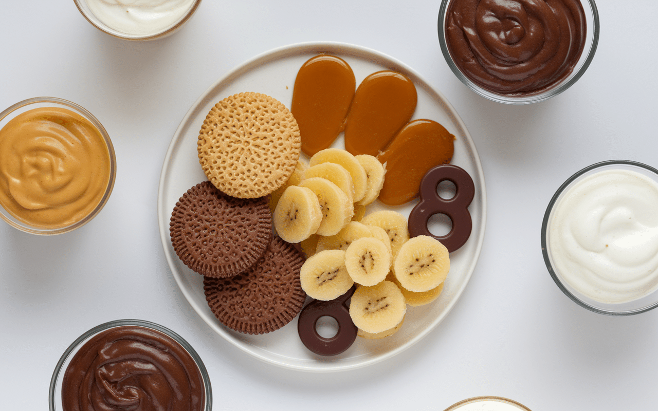 banoffee pie couches biscuit caramel banane chantilly