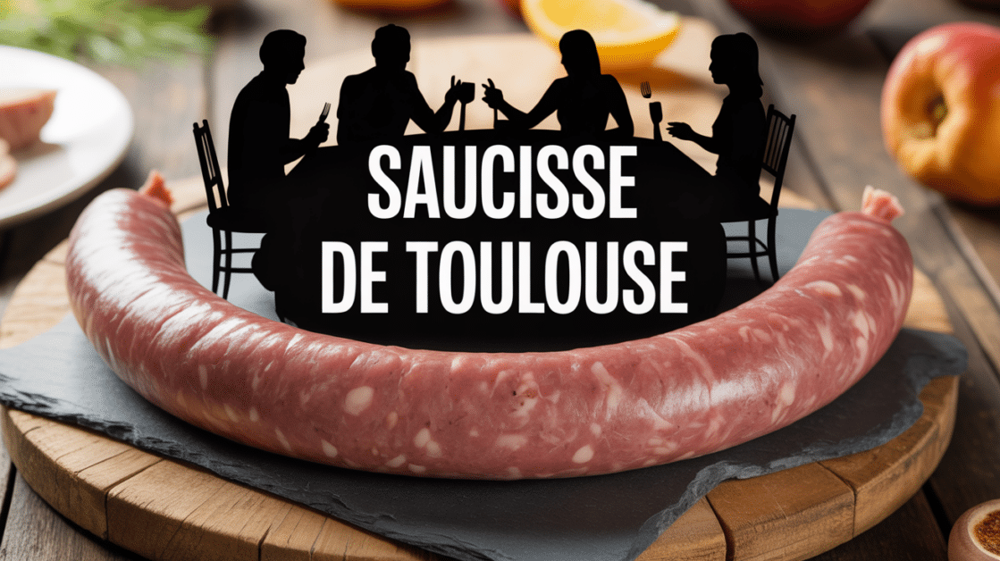 saucisse de toulouse partage table famille