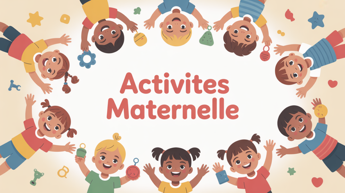 activité maternelle enfants cercle objets apprentissage