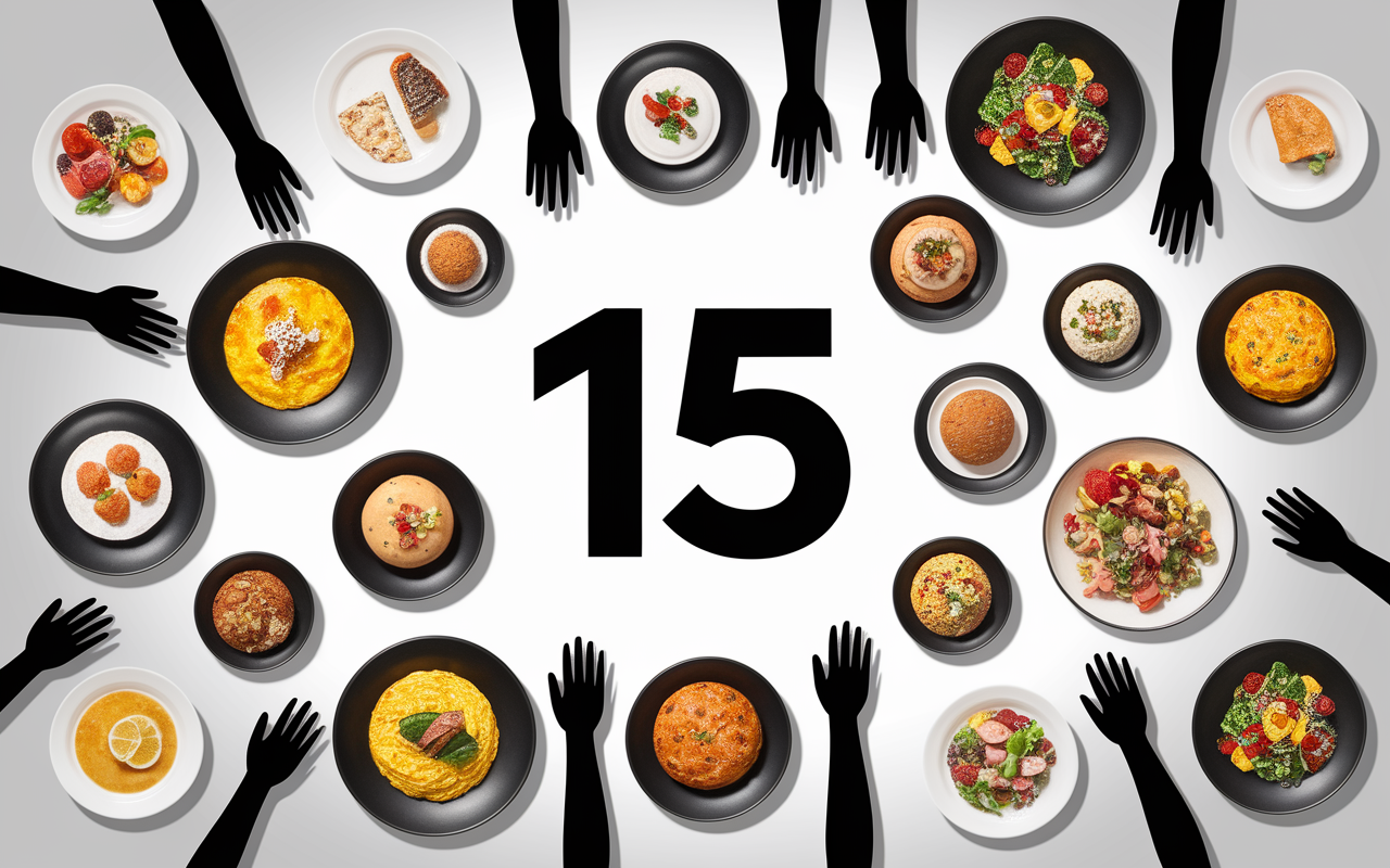 recette salé idée rapide mosaïque plats