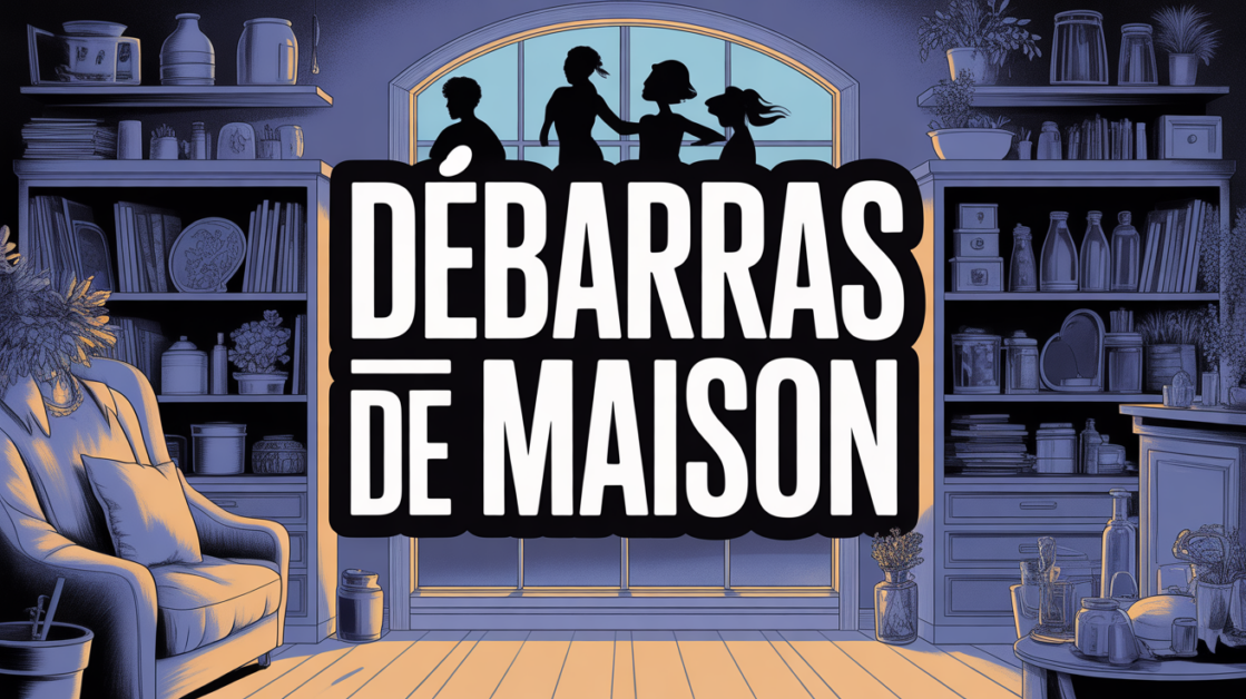 Illustration debarras pour vider maison ambiance sereine