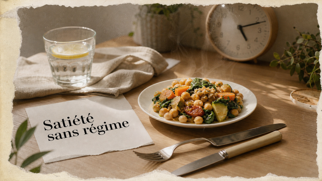 20 astuces pour maigrir sans regime : assiette et satiété durable