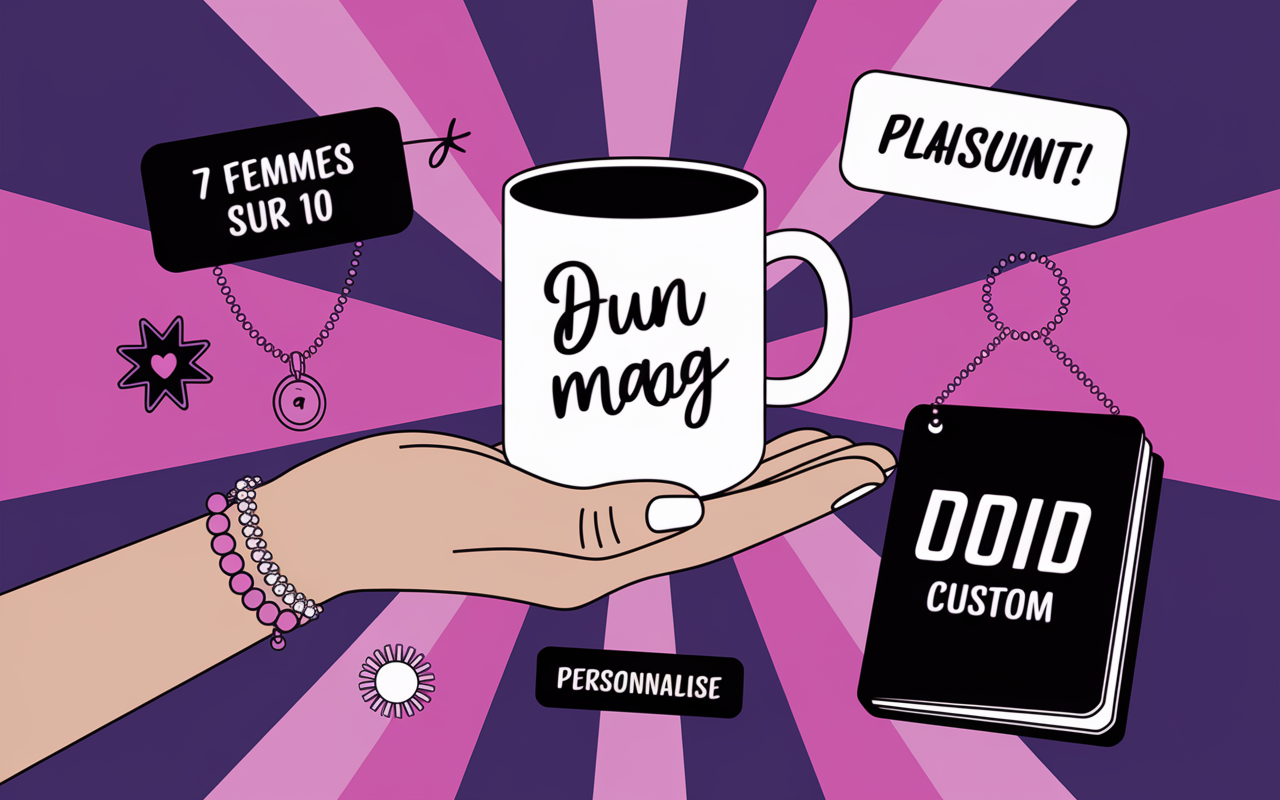 cadeaux femme originaux personnalisés à offrir