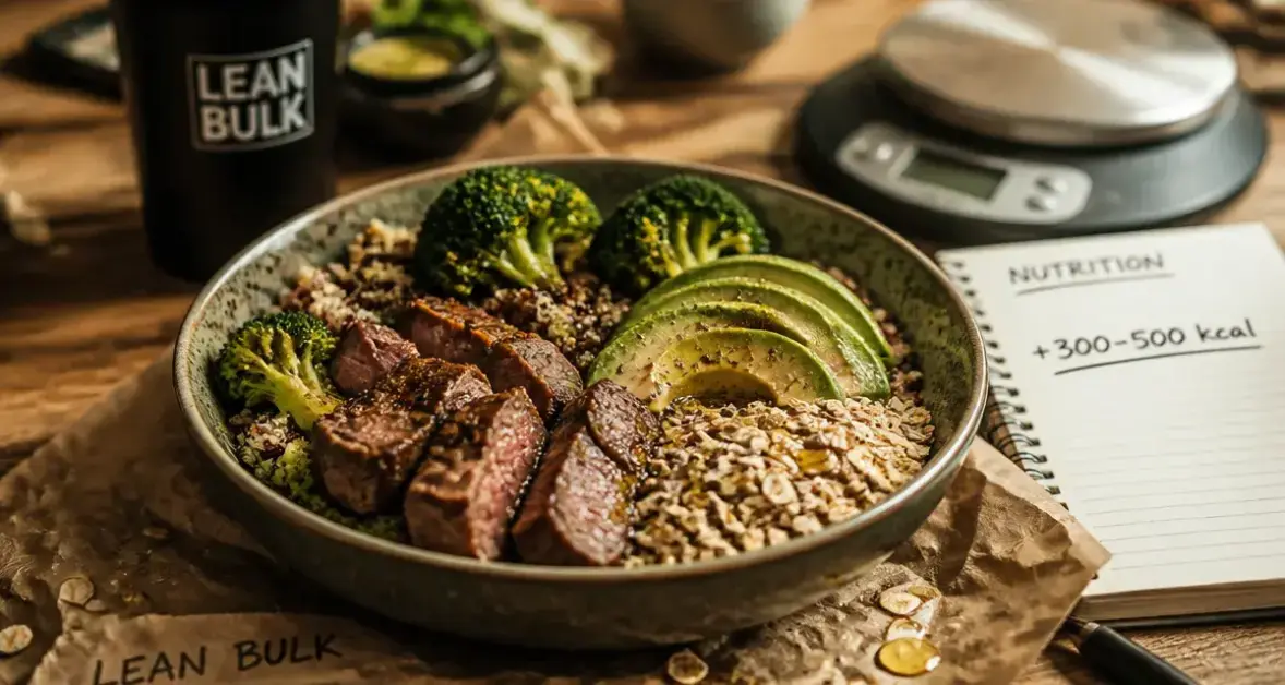 Manger prise de masse : bol lean bulk 300 kcal de surplus