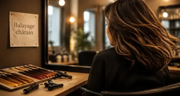 Quelle balayage pour cheveux châtains : mèches miel et caramel