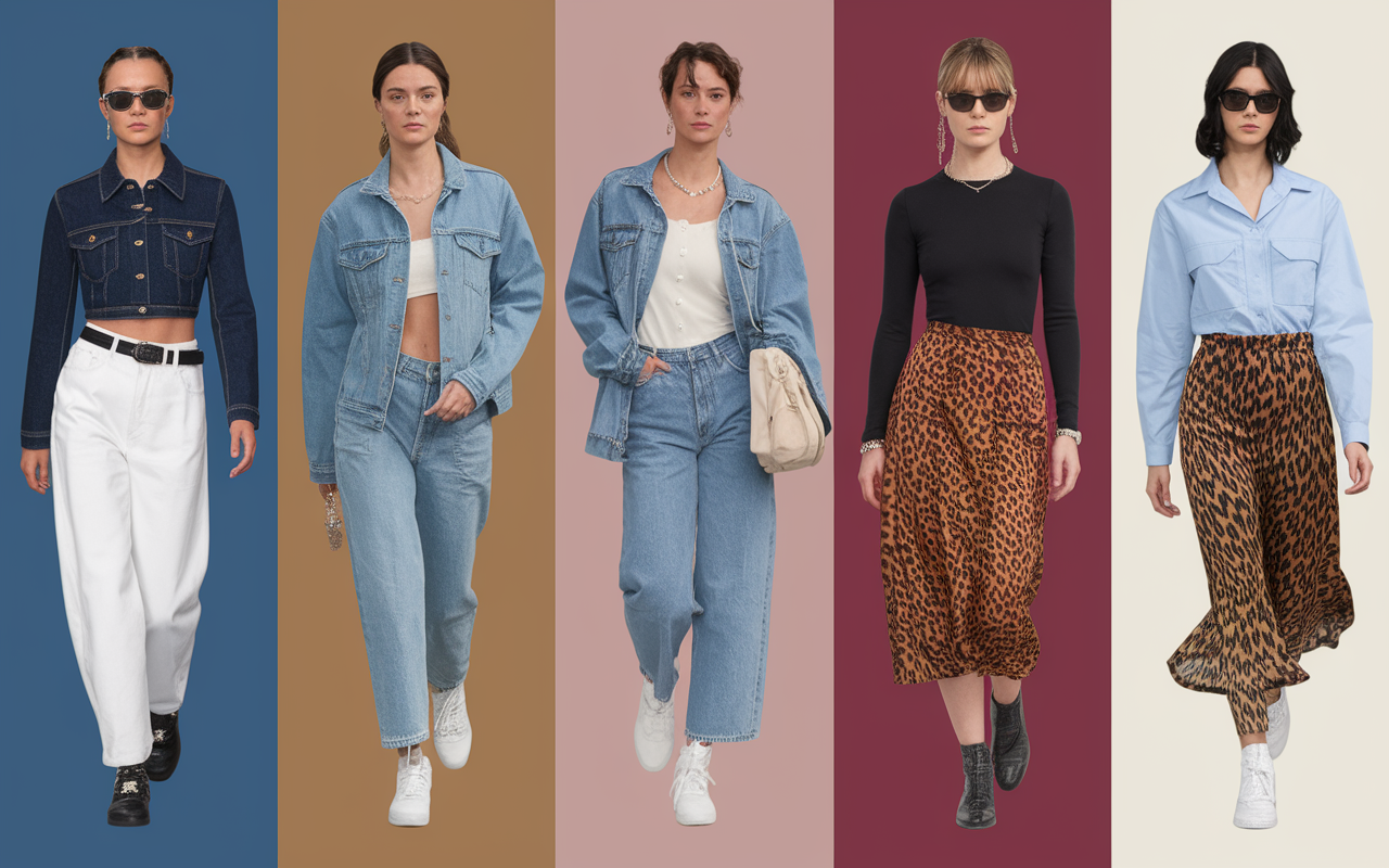 diverses silhouettes tendance mode 2025