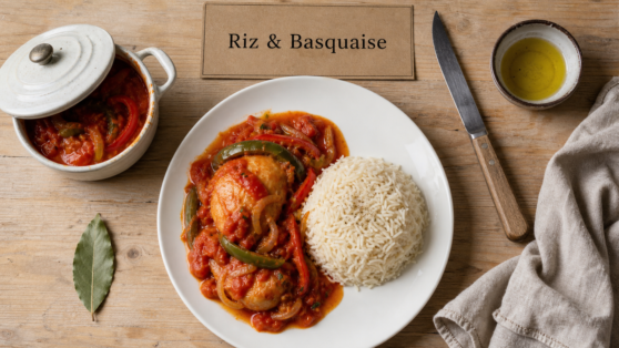 Accompagnement poulet basquaise : riz pilaf