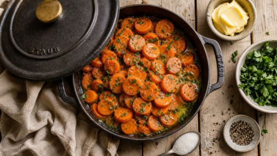 Carottes vichy recette : rondelles fondantes au beurre persil