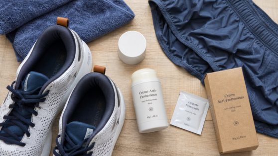 Crème anti frottement pour cuisses, sport et chaleur sans rougeurs