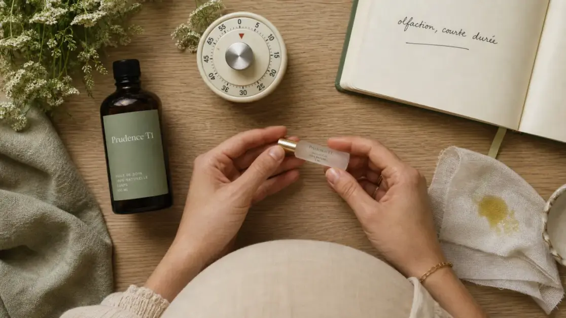 Huile essentielle femme enceinte, prudence T1 en inhalation
