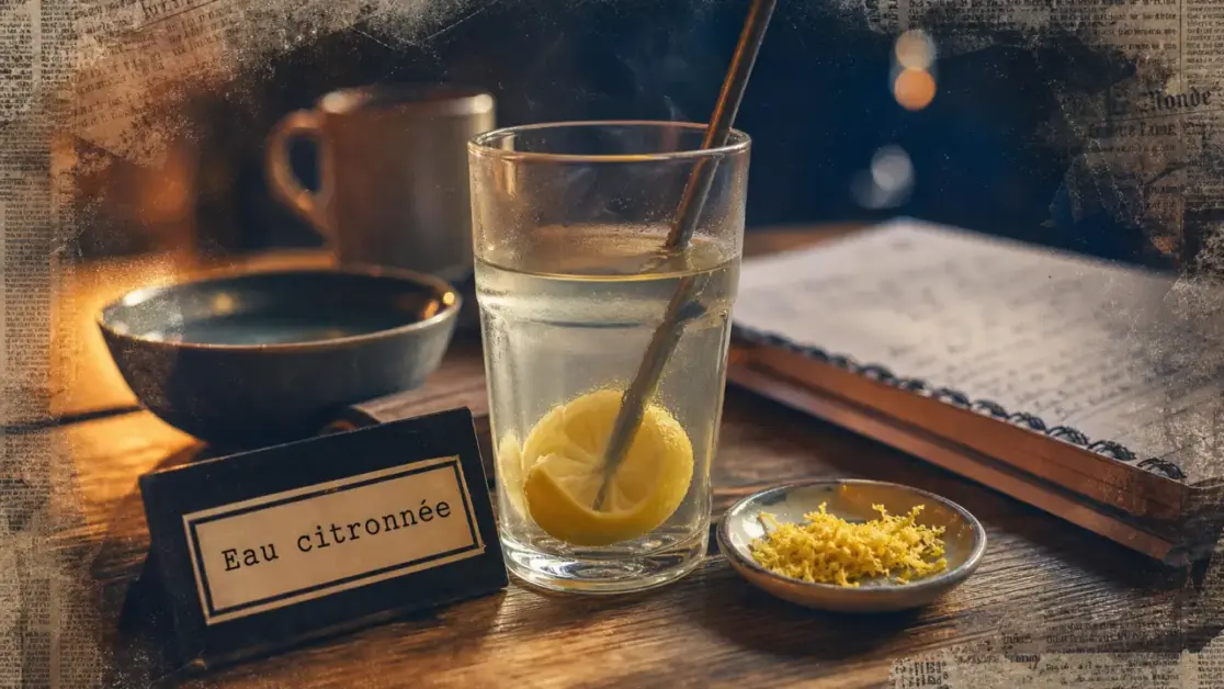 Jus de citron le soir pour maigrir : eau citronnée tiède au citron