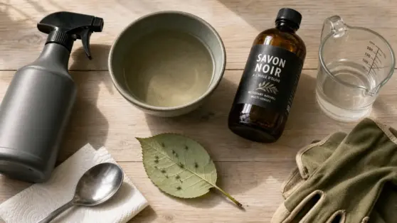 Savon noir puceron : dosage et application contre les pucerons