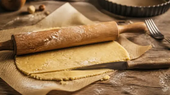 Pate à tarte sans gluten : boule aplatie, base qui ne casse plus