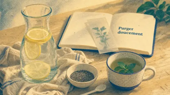 Purger les intestins avec remèdes naturels : eau tiède, citron, tisane