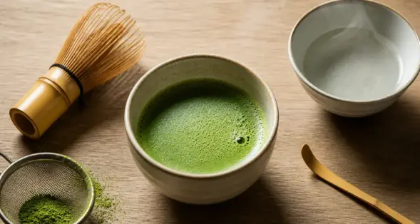 Recette thé matcha : mousse onctueuse sans grumeaux, matcha vert vif