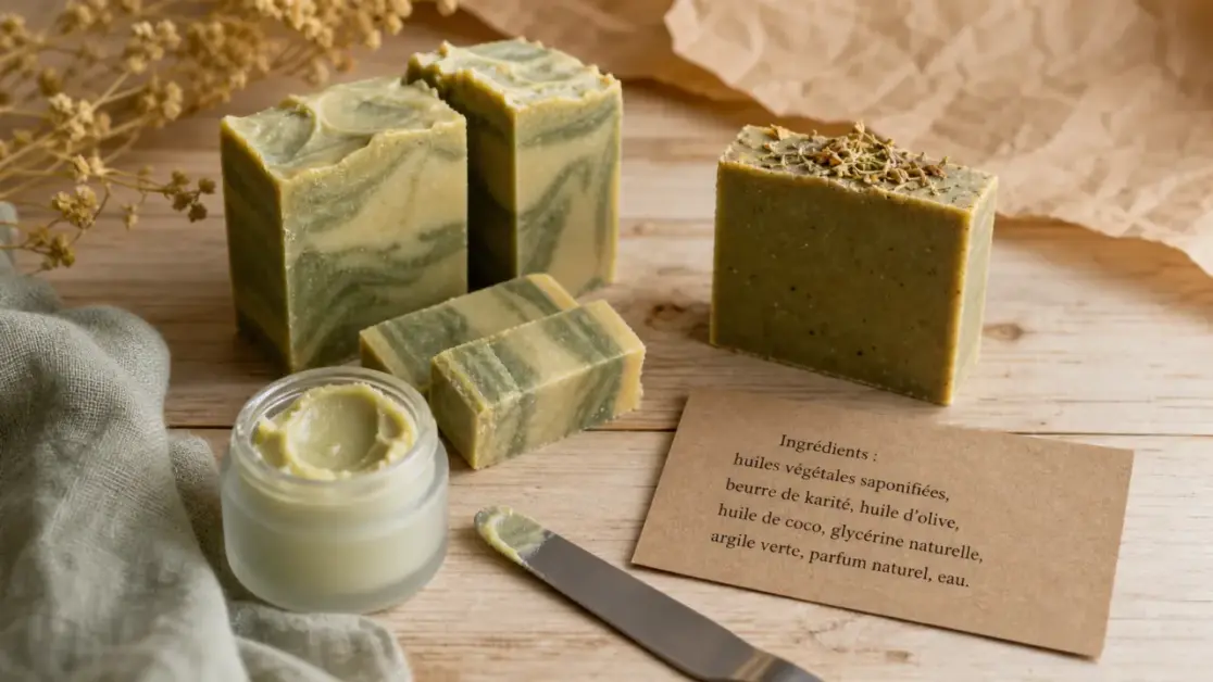 Savon artisanal haute garonne : savon saponifié, ingrédients