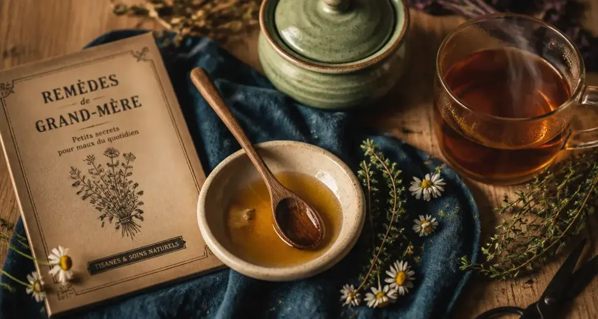 Remède de grand-mère : bon dosage tisane au miel et plantes