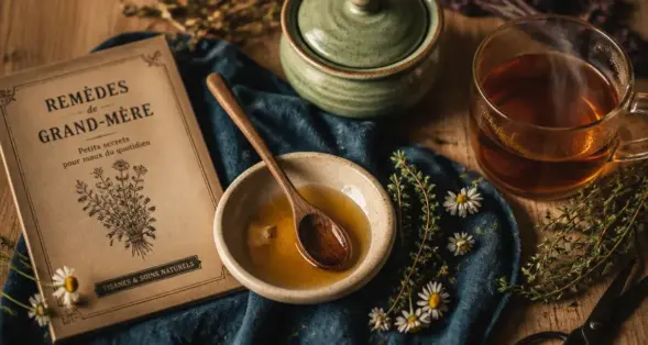 Remède de grand-mère : bon dosage tisane au miel et plantes