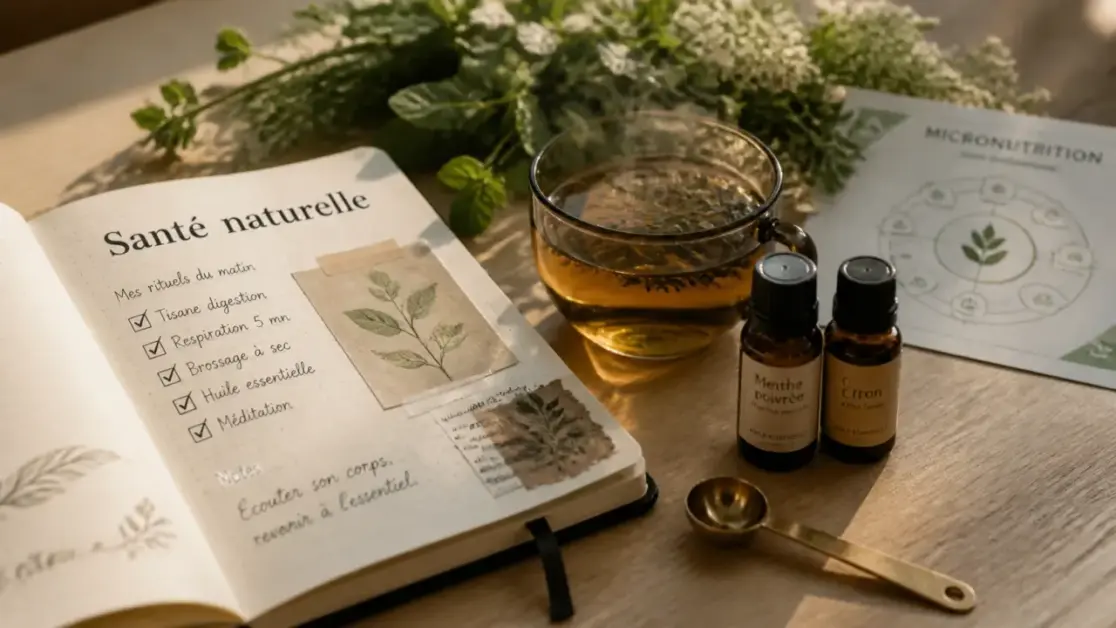 Santé naturelle : carnet et huiles essentielles, bonnes pratiques sans risques