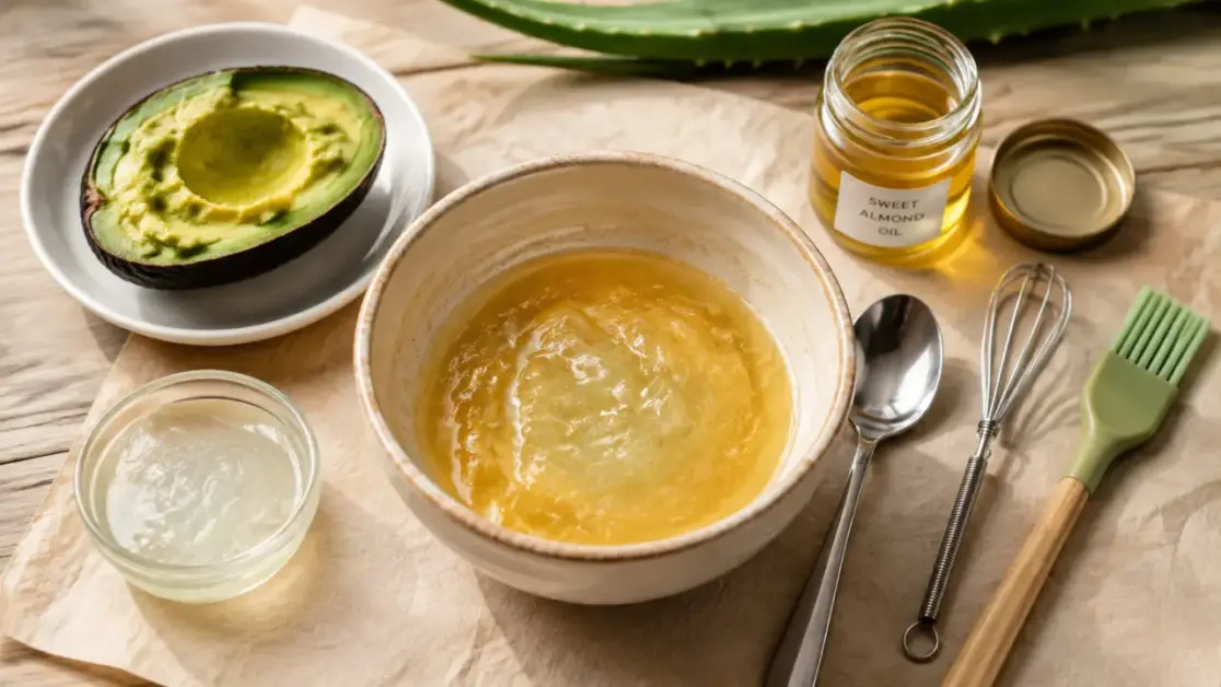 Soin pour visage naturel : miel et aloe pour hydrater le visage
