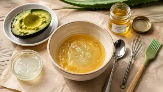Soin pour visage naturel : miel et aloe pour hydrater le visage
