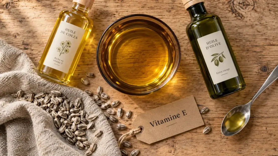Huile de tournesol bienfaits : vitamine E, équilibre oméga 3